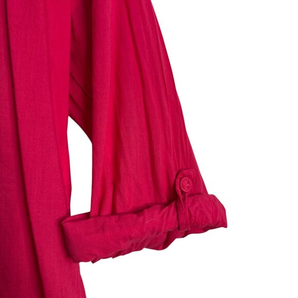 Johnny Was Pink Embroidered Boho Peasant Top XS - Picture 4 of 10